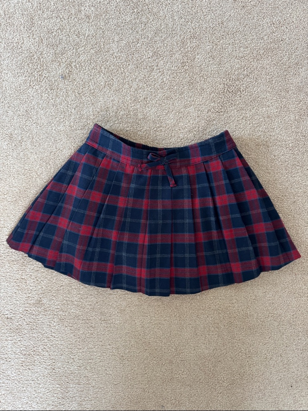 Zara Plaid Pleated Skort